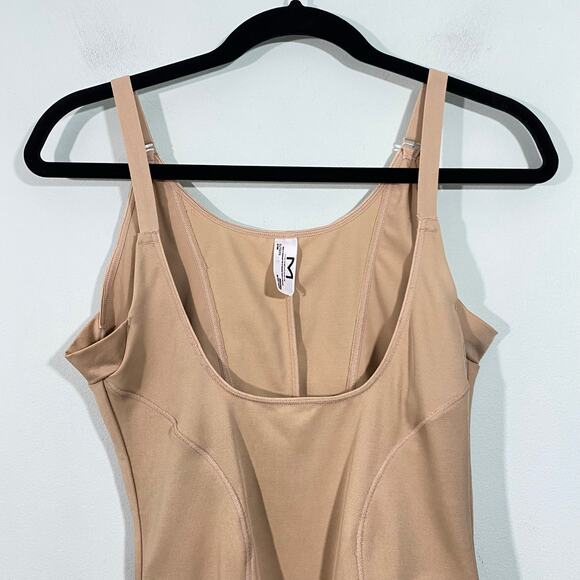 Maidenform Beige Firm Control Open Bust Body Briefer Shaper Size XL #P2656 - Picture 2 of 6